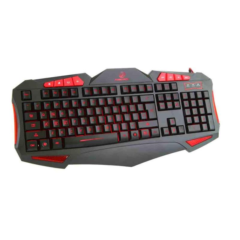 USB Wired 7 LED color backlit professional multimedia gaming
keyboard - intl Singapore