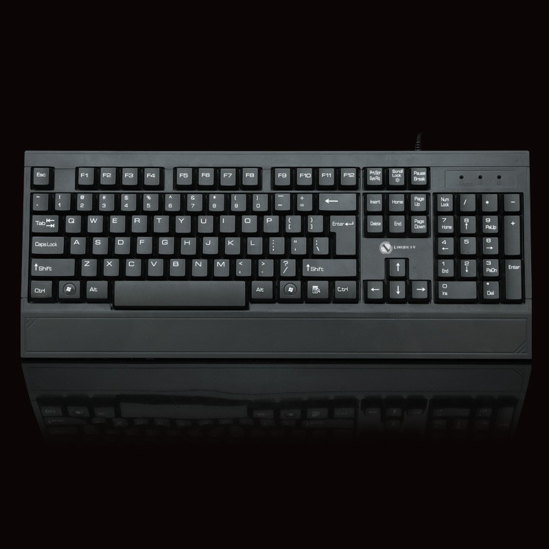 USB Wired Business Office Desktop Computer Broadband Hand Rest Keyboard - intl Singapore