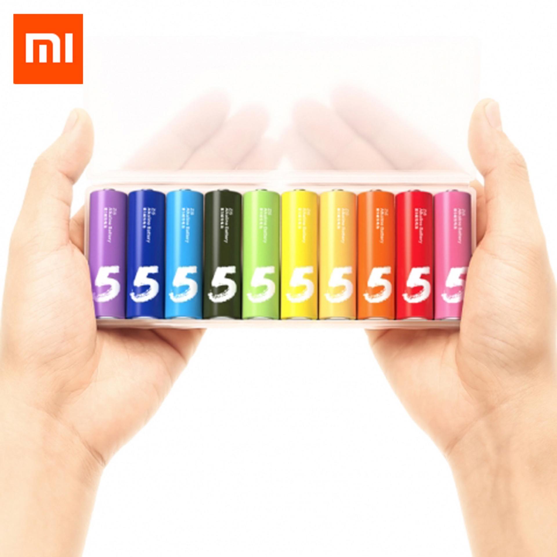 Xiaomi Mi Alkaline No. 5 (AA) Batteries Rainbow color 10pieces/box
