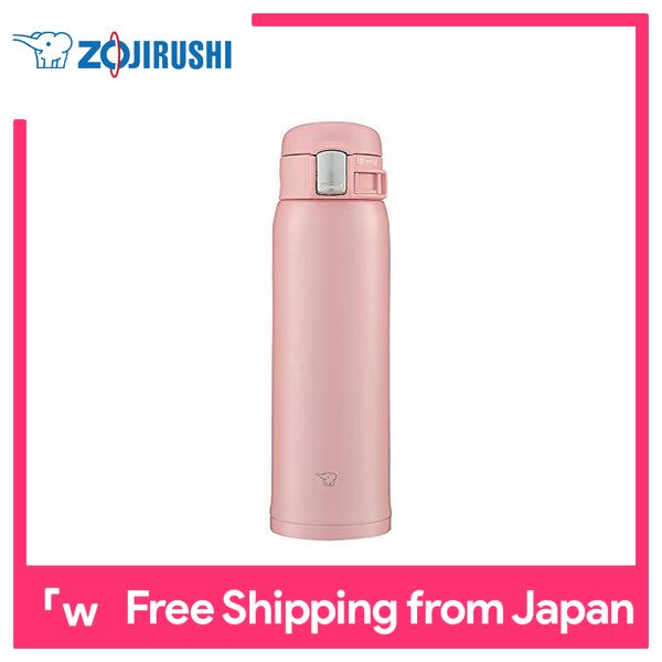 Zojirushi Water bottle One-touch stainless mug Seamless 0.48L black 
