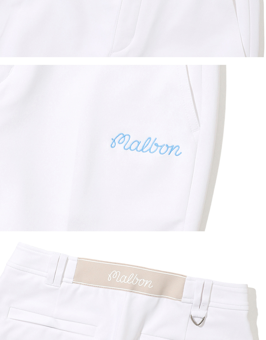MALBON GOLF Ladies New Trousers Elastic Waist Button Belt Outdoor Sports Slim-Fitting Bell-Bottom Pants · v2