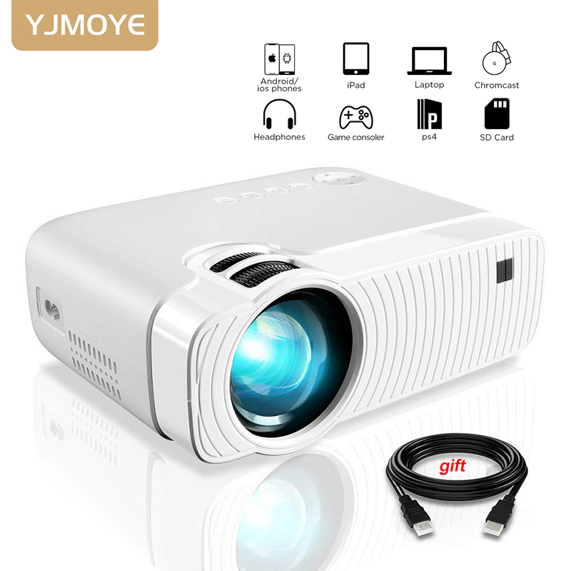 Mini Projector YJ333 Portable 5000Lux 