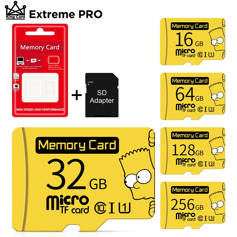Thẻ Nhớ Tốc Độ Cao 512Gb 256Gb 128Gb 64Gb 32Gb 16Gb Class 10 Mini SD Thẻ