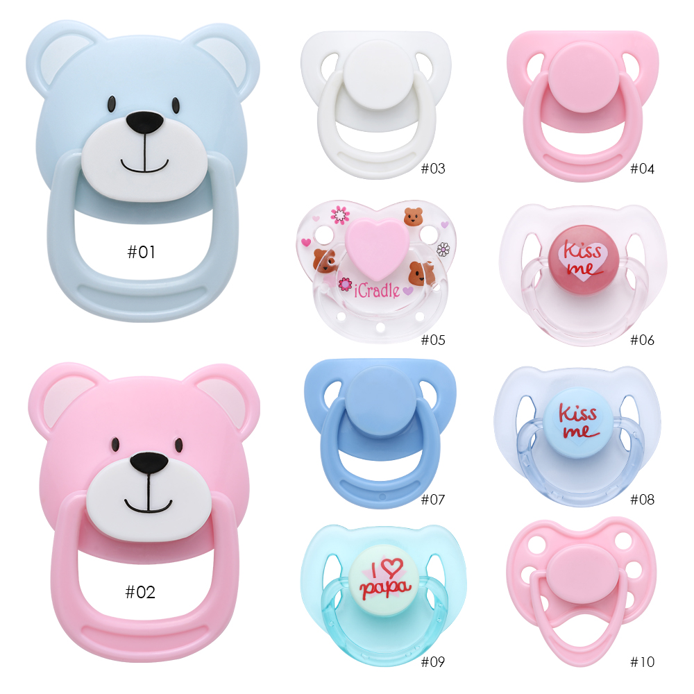 MENGLIANG Lovely Accessories DIY Kids Toy Dummy Nipples New Baby Doll Magnet Pacifier Simulation