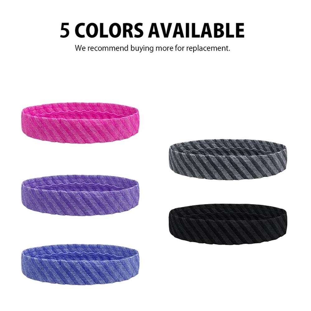 15MIN Breathable Moisture Wicking แบดมินตันฟิตเนสโยคะทำงานผู้หญิงผ้าคาดผมกันเหงื่อแถบกีฬา Headband เครื่องประดับผม