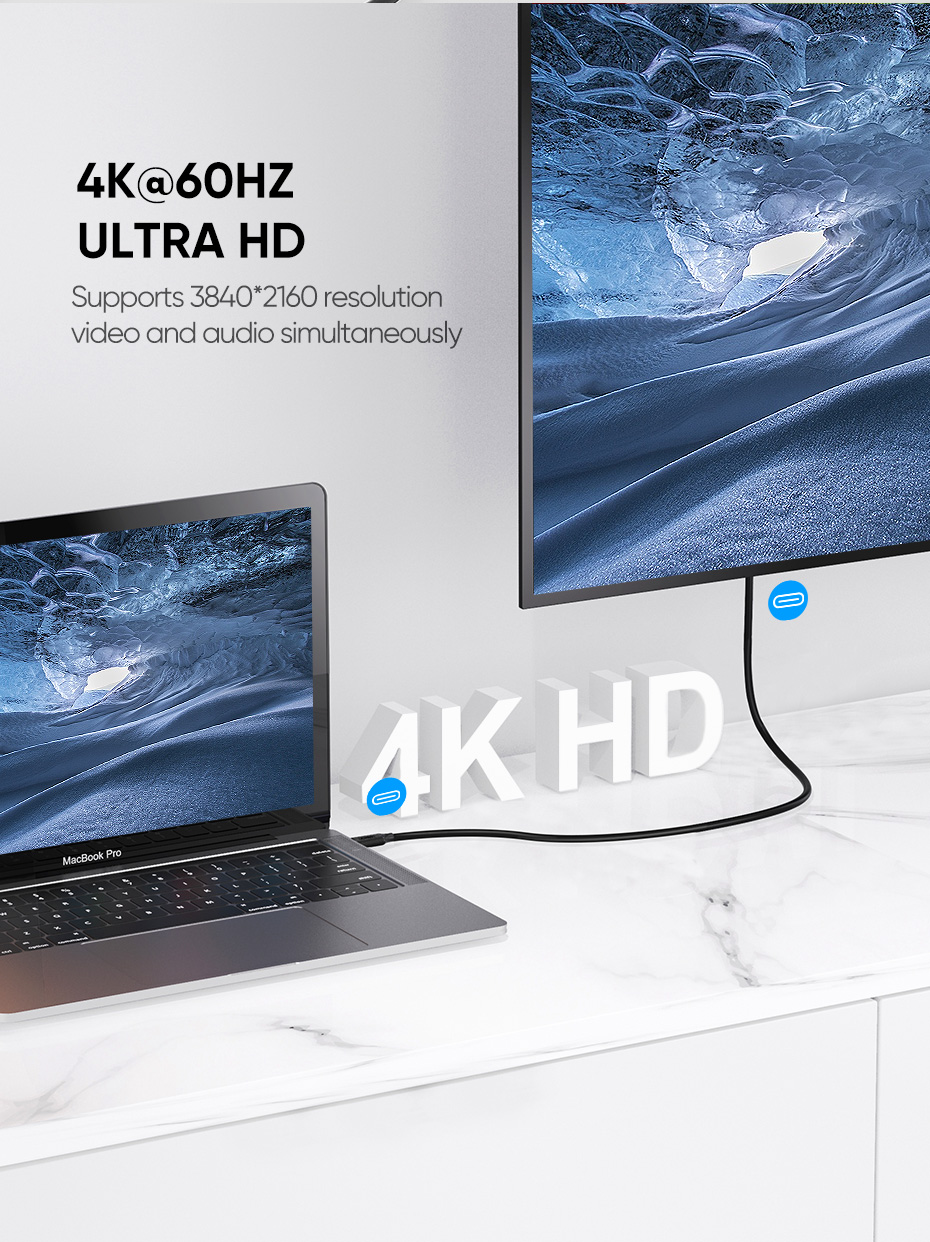 Brand Name:UGREEN Connector:TYPE-C Maximum Current:5A Surface Material:PVC Model Name:USB3.1 Gen2 USB C to USB C Cable Current:5A Output:100W(Max) Transfer Speed:10Gbps Function:Type C to Type C Cable