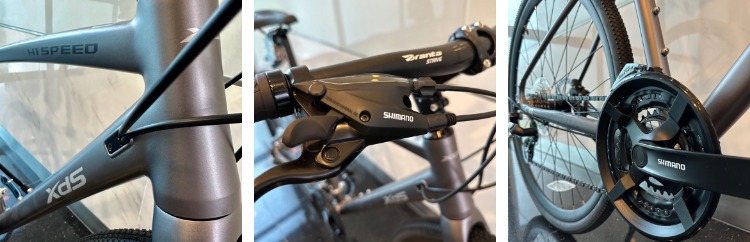 Bicicletta ibrida XDS Hispeed 380, telaio in alluminio ultraleggero, Shimano a 8 velocità
