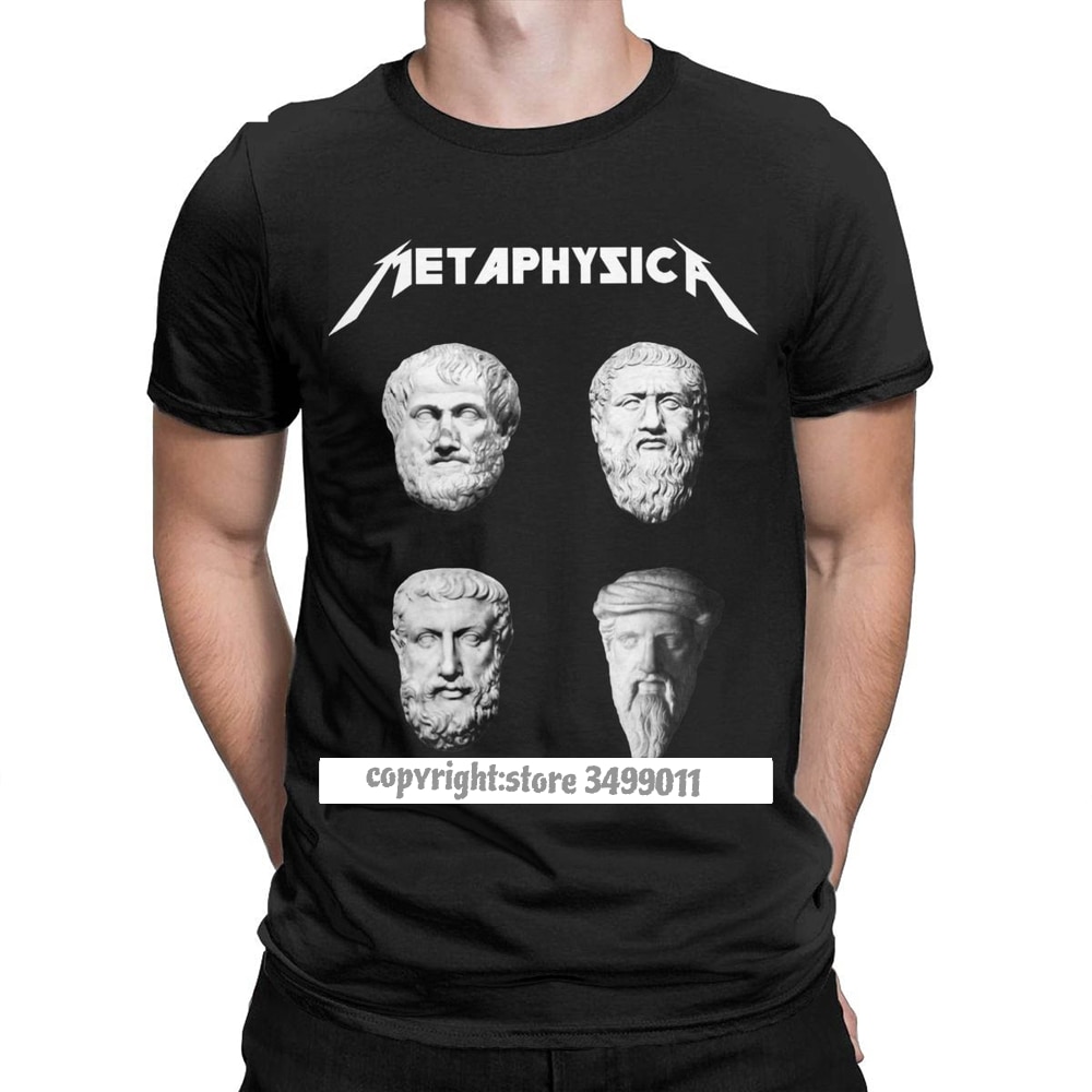 Metaphysica Fun Metal Tshirts Metaphysical Socrates Aristotle Pythagoras