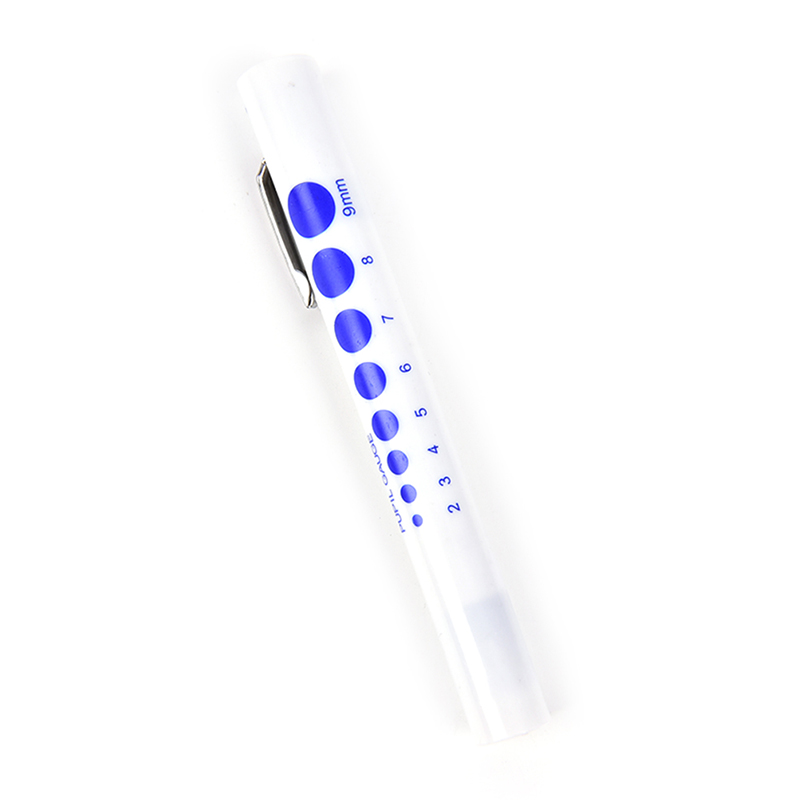 DaoAG-Outdoor Medical Pen Light with Pupil Gauge for Nurses Doctors Portable Pen Flashlight with Clip Pocket Medical Doctor Nurse Penlight for Nursing 