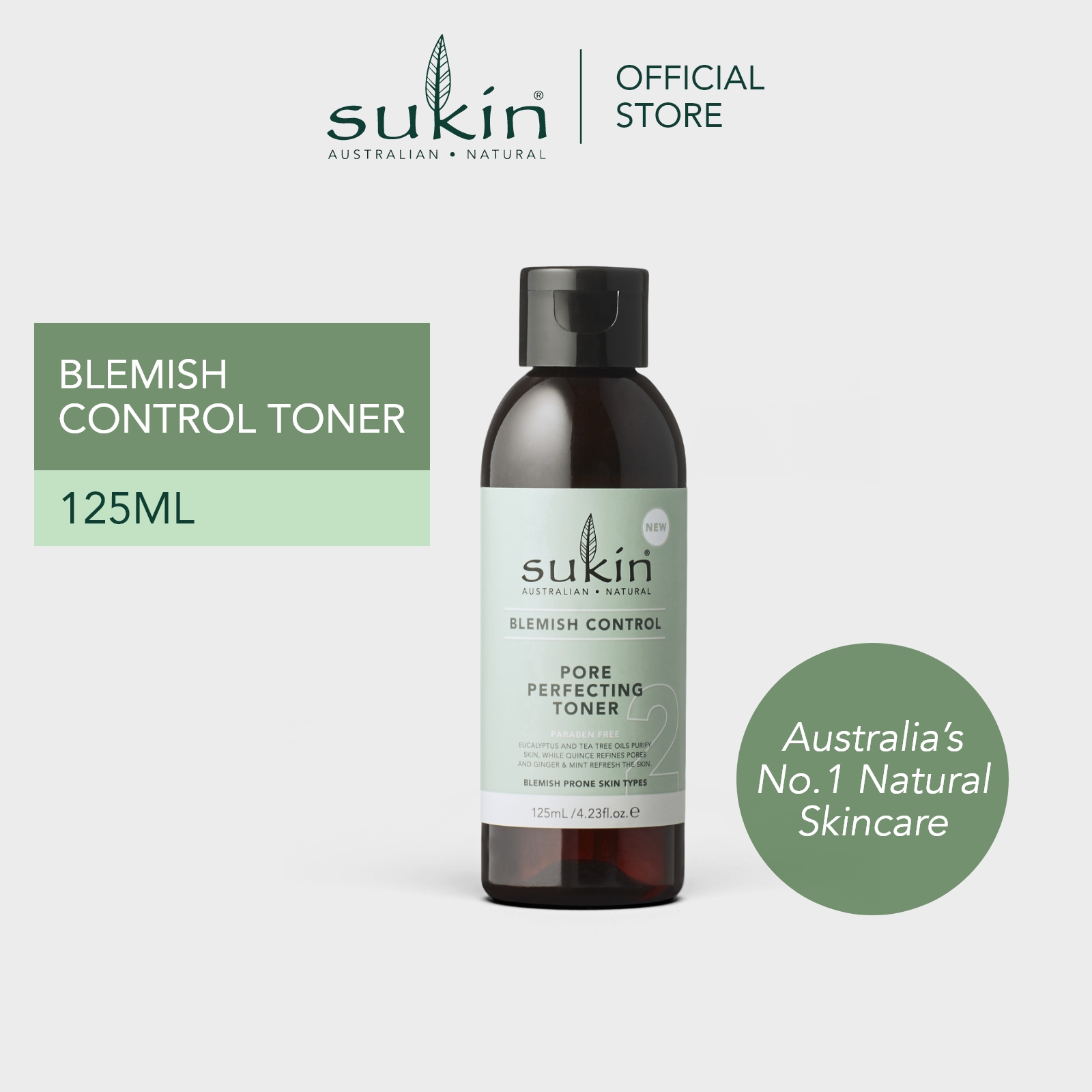 Gambar SUKIN PORE PERFECTING TONER l BLEMISH CONTROL (125ML)