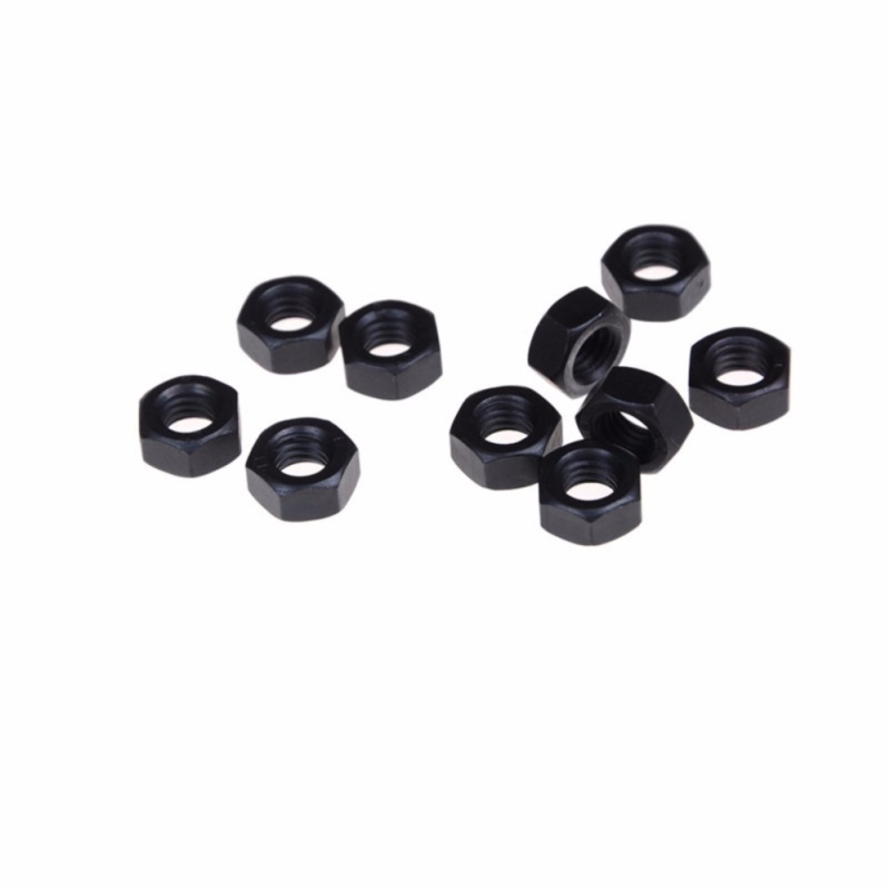 10pcs M3 Nylon Hex Nut Hexagon Electronic Accessories Tools Size :M3 - intl