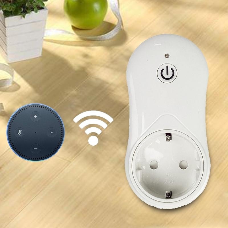 16A 2.4GHz WiFi Control Smart Timer Home Power Socket, AC 100-240V, EU Plug - intl