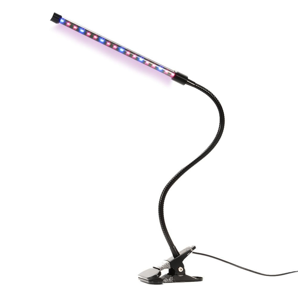 18 Leds Grow Light Profession Plant Lamp For Indoor Plants 9w 18 Leds Grow Light Profession Plant Lamp For Indoor Plants 9w Adjule 2 Level Dimmable Clip Desk
