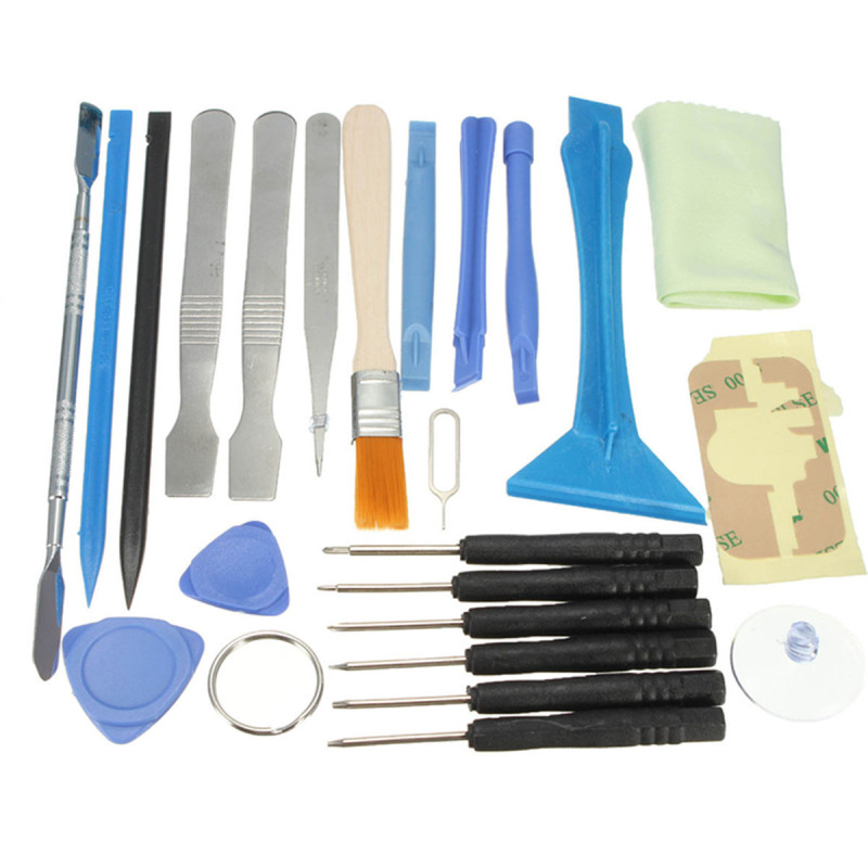 23 in 1 Repair Metal Spudger Opening Pry Tool Kit Screwdriver Set For Pad Tablet