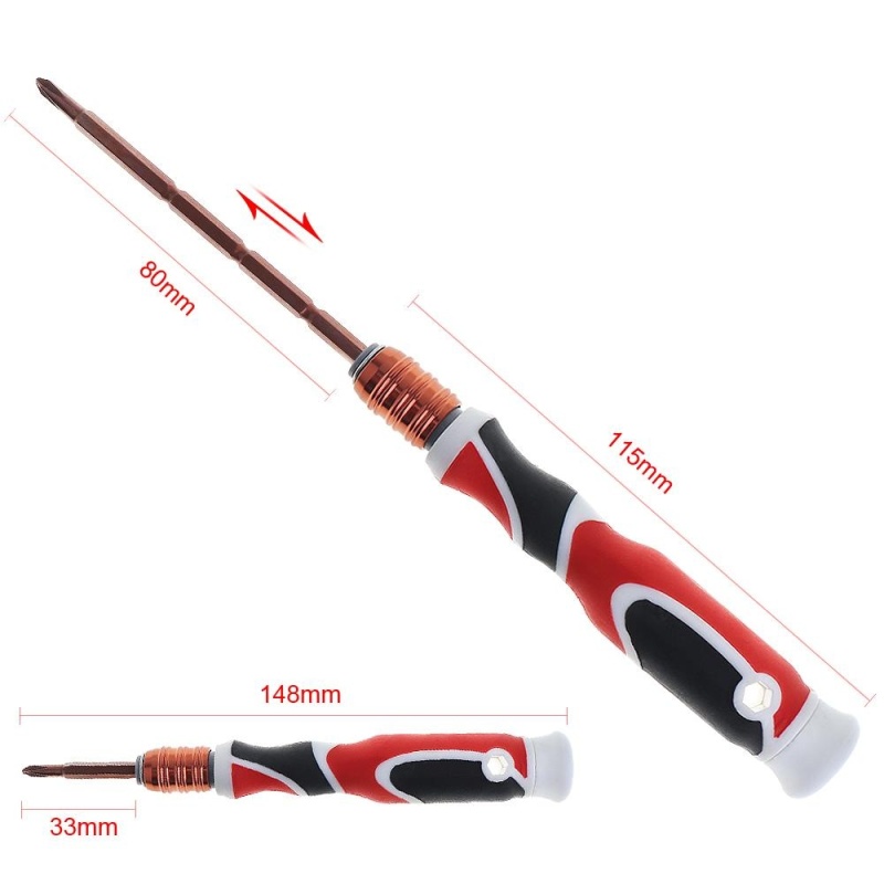 4mm Adjustable Dual Purpose Screwdriver for Office / Home Use - intl
