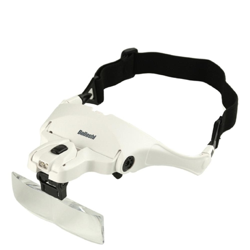 5 Lens 1.0X-3.5X Adjustable Headband Glasses Magnifier Loupe - intl