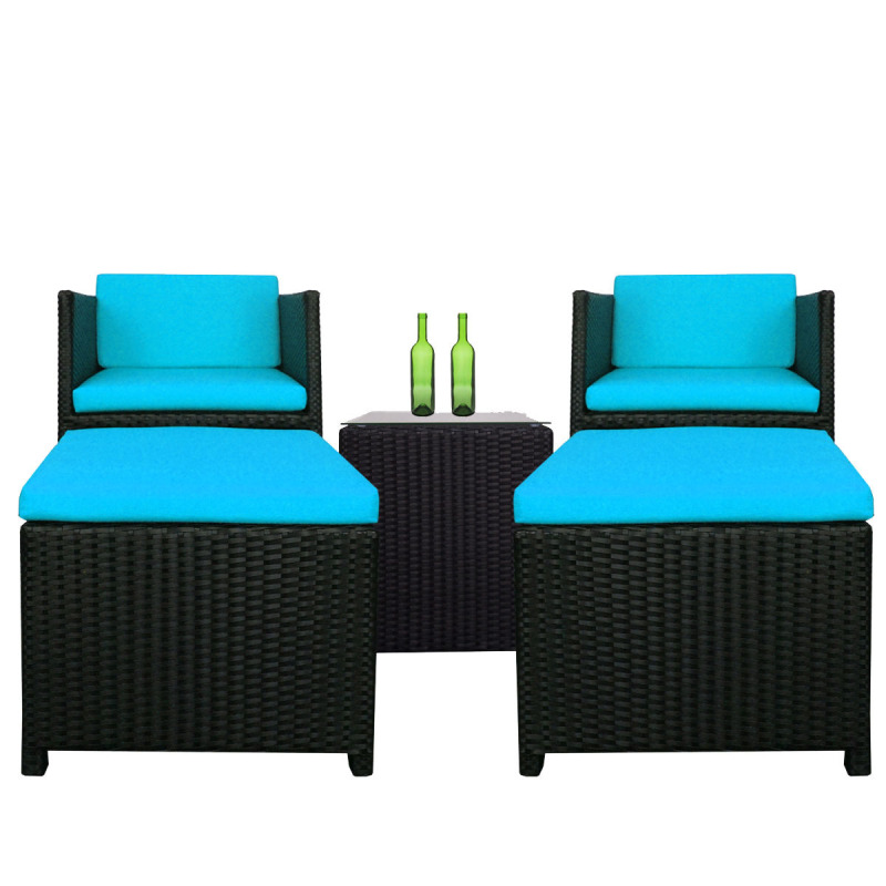Arena Living Splendor Armchair Set Cushions - Blue