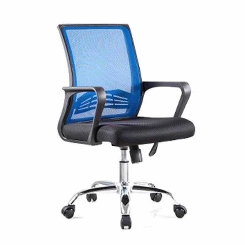 Bently Office Chair C20 (Black/Blue),delivery-weekdays before 6pm Singapore