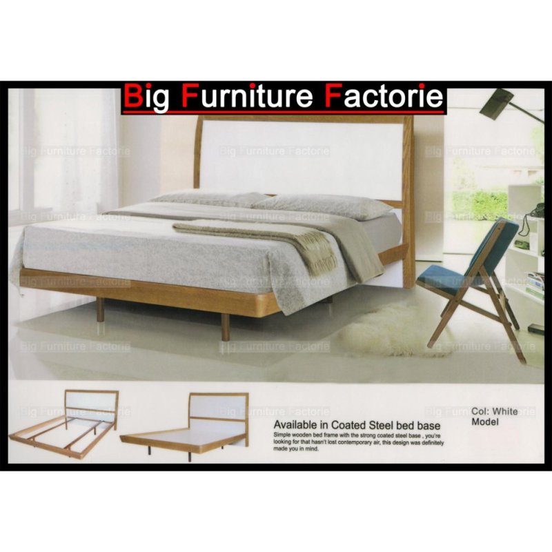 BFF-65B-WB Premium Solid Wooden Bed (Wood) – Queen
