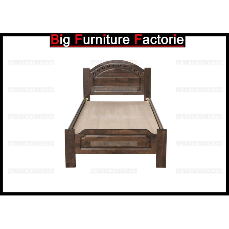 BFF-811-WB Solid Wooden Bed (Copper) – Super Single