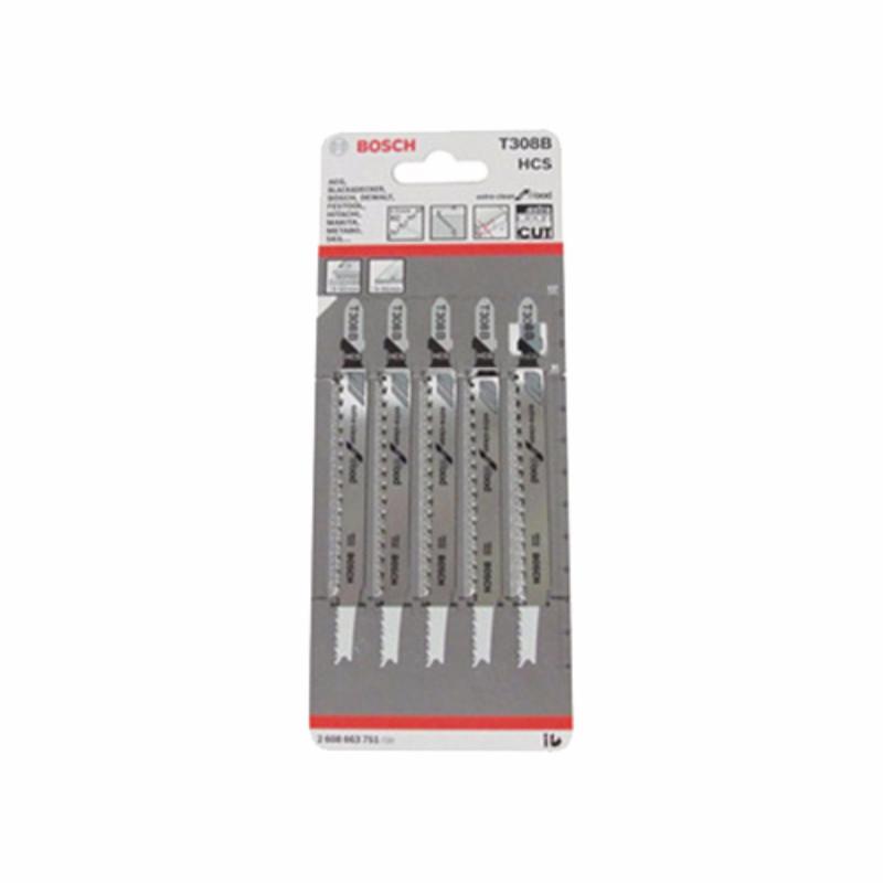 Bosch T308B Wood Jigsaw Blade (5pcs)