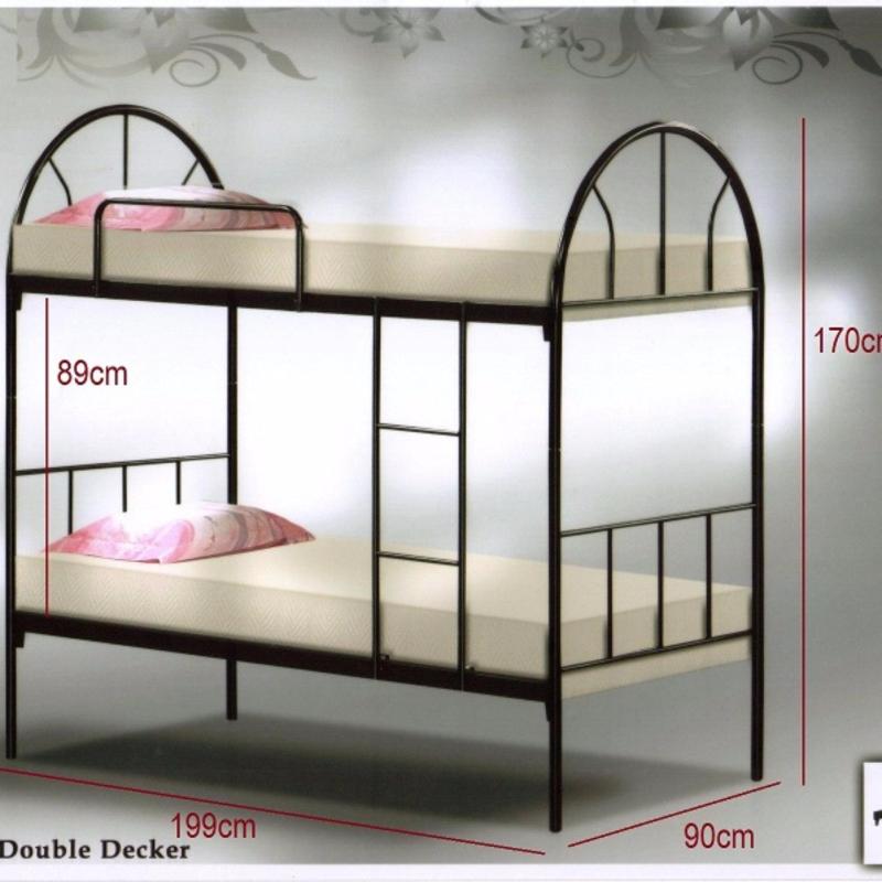 Contemporary Mintz Double Decker Bed(2 Persons)