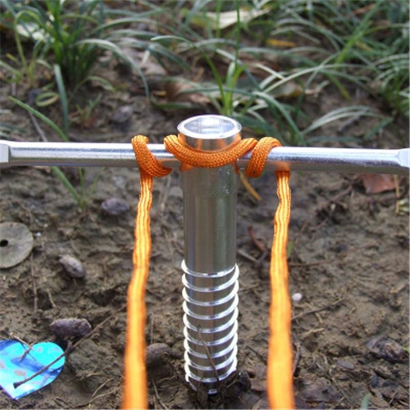 Diamond Express Ice Screw Tent Awning Camping Heavy Duty Power Peg Ground - intl