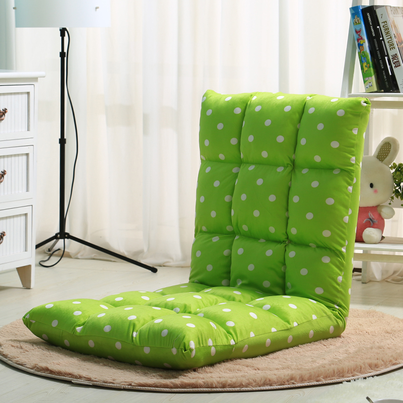 Foldable Floor Sofa Bed (Green) Small