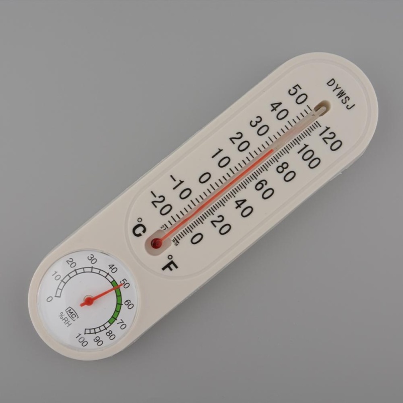 Hanging Outdoor Indoor Household Thermometer Tester Mercury Pointer Hygrometer - intl