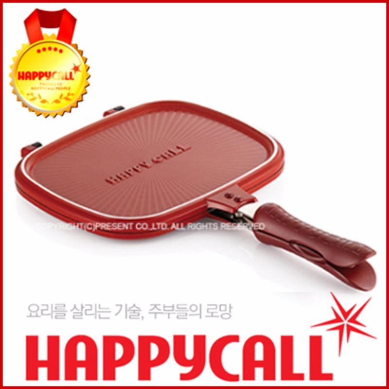 Happycall Korea Double-Sided Pan Thin Type (Red) - intl Singapore