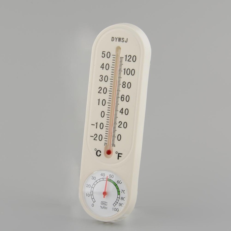 Household Thermometer Hygrometer Wall-mounted Temperature Temp Humidity Meter - intl