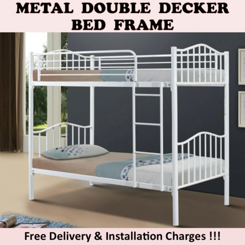 IRINA Double Decker Bed - White