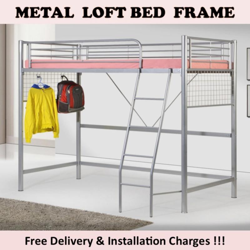 JOJO Single Loft Bed with Plywood