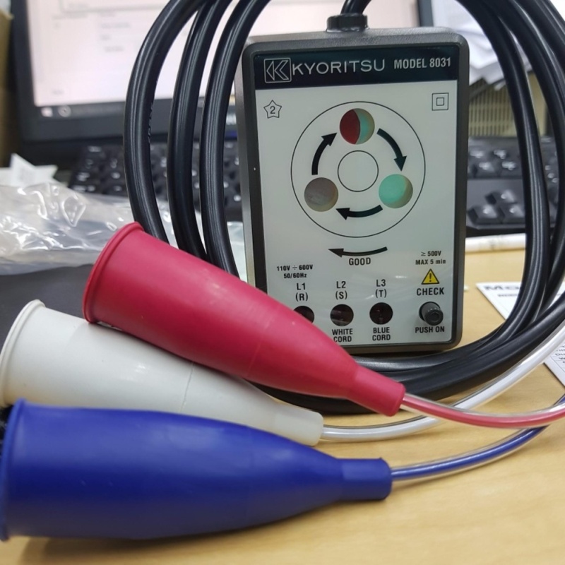 Kyoritsu 8031 Phase Indicator with Open Phase Checker ( Japan Quality Tester)