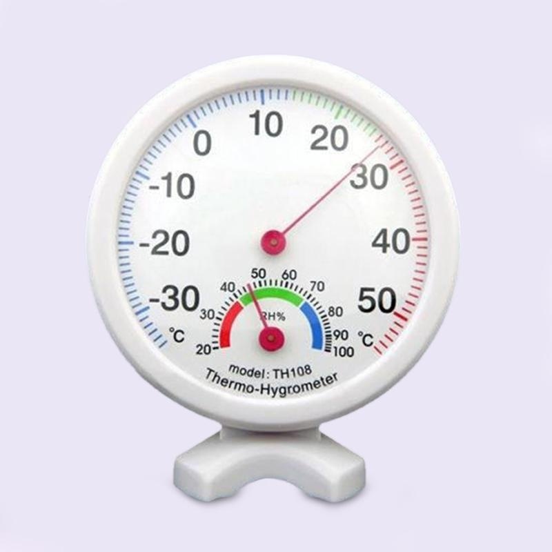 Large Dial Indoor Wet Hygrometer Humidity Thermometer Temperature Meter - intl