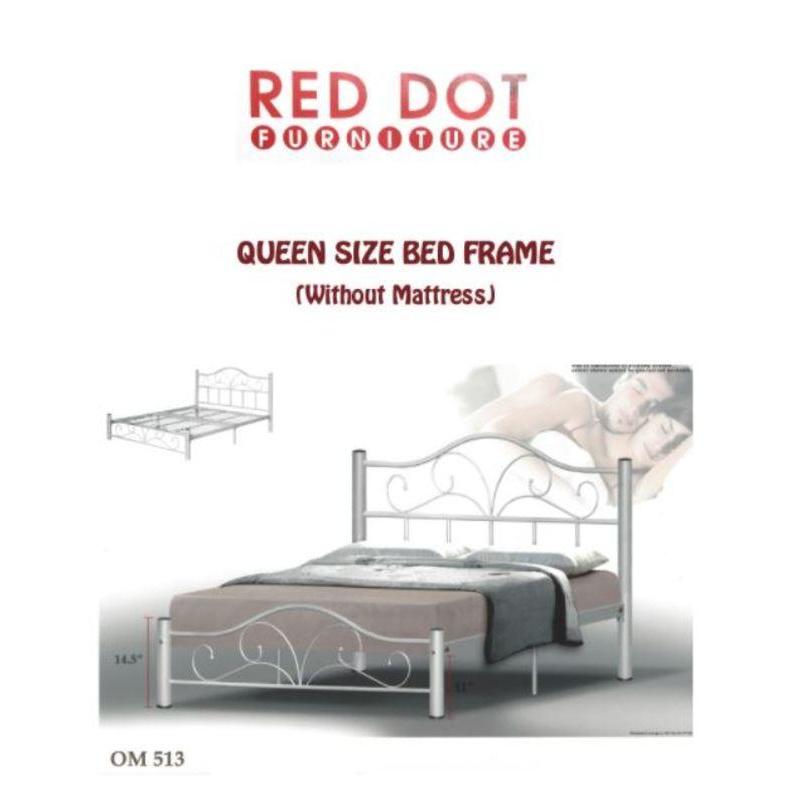 Metal Bed Frame Double Size (Silver)