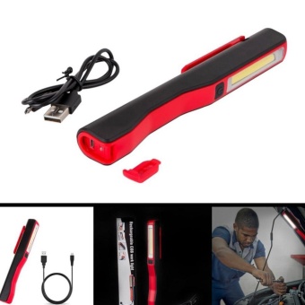 New Mini COB LED Pen Light Clip Magnet USB Rechargeable WorkFlashlight - Intl April 2018 - 4 New Mini COB LED Pen Light Clip Magnet USB Rechargeable WorkFlashlight - intl - 4