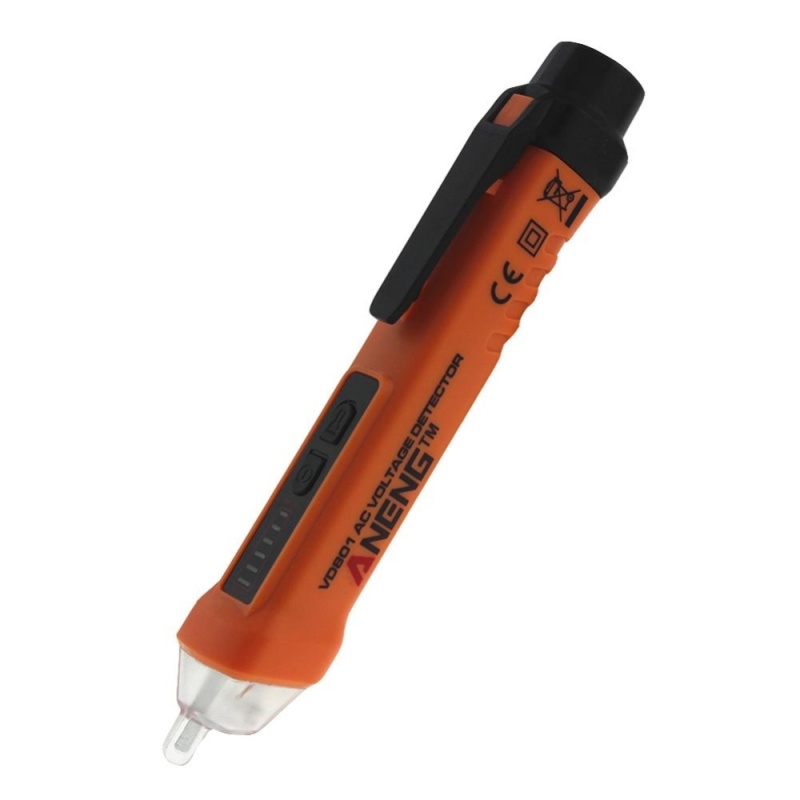 Non Contact Voltage Tester 50-60Hz AC 12-1000V Pen Circuit Detector (Orange) - intl