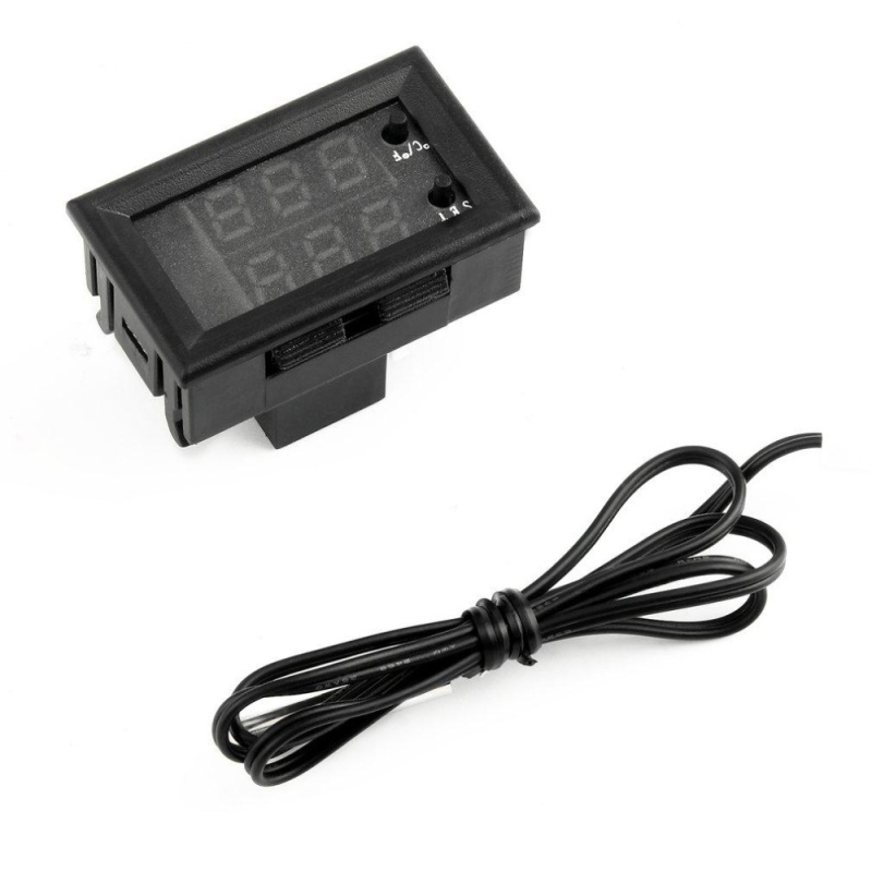OH DC12V 20A Digital Temperature Controller DIY Smart Mini Thermostat Regulator Black - intl