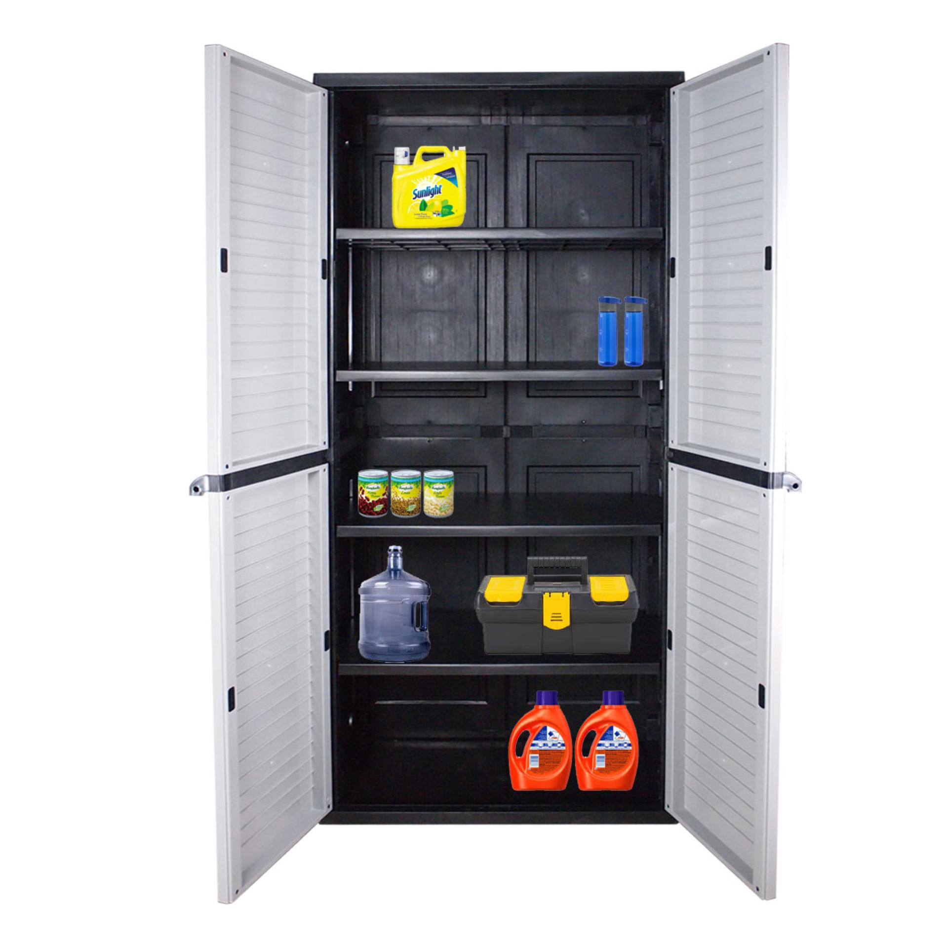 Optimus Large Storage Cabinet Grey