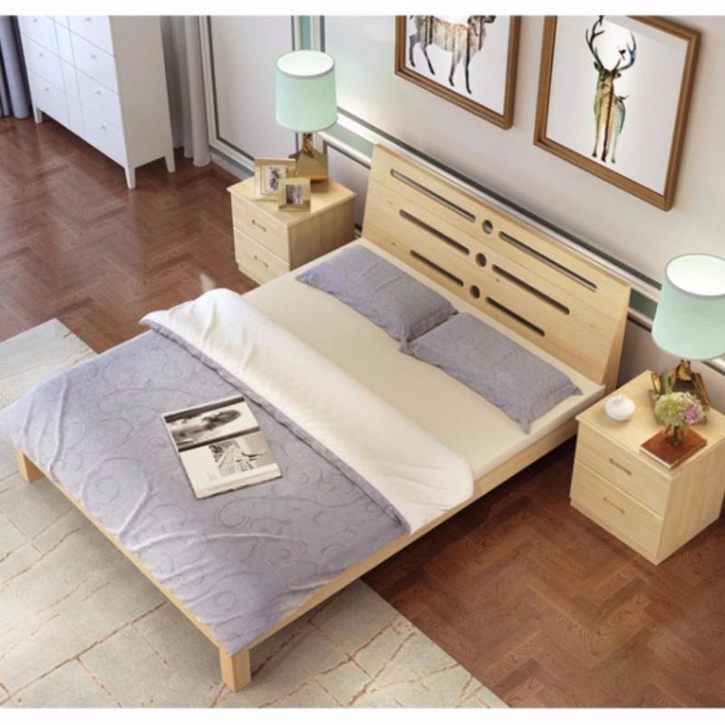 Promotion - KIng Size Wooden Bed - High Density Board
