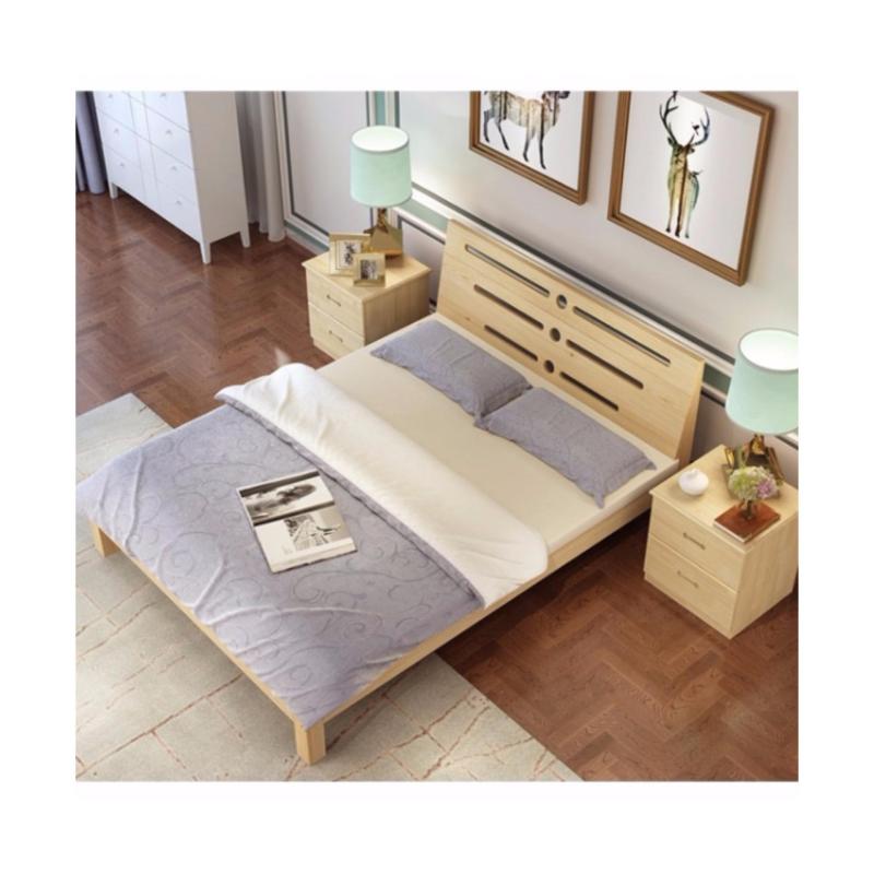 Promotion - Queen Size Wooden Bed - High Density Board
