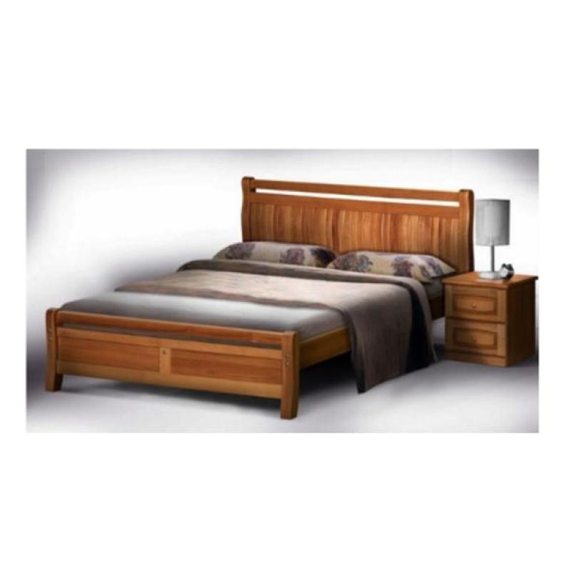 Red Dot Wooden Bed Frame Queen Size Solid Plywood