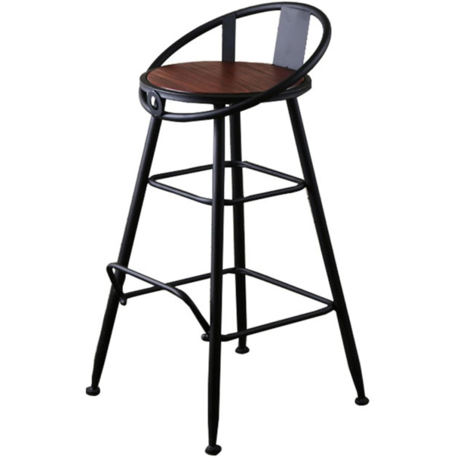 Retro High Chair Stools Bar Stool 75cm Wood Singapore Retro High Chair Stools Bar Stool 75cm Wood
