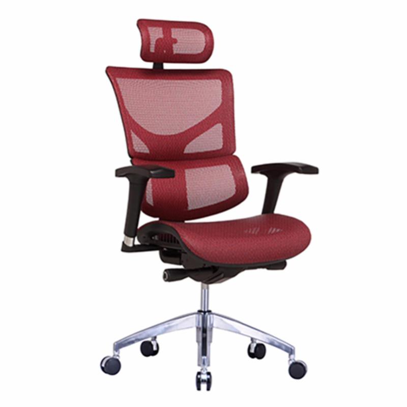 SAIL Basic Ergonomic Office Chair (Red)(Installation Option Available) Singapore