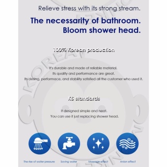 SAVE WATER Bloom Shower Head Korea Water Saving Shower Head - Intl May 2018 - 2 SAVE WATER Bloom shower head Korea water saving shower head - intl - 2