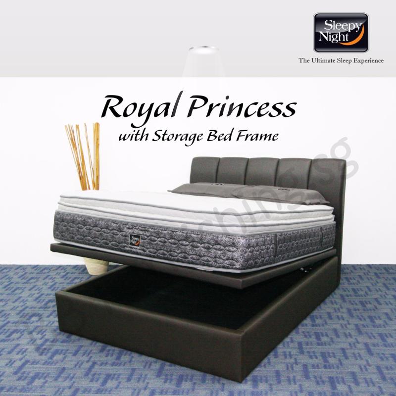 Sleepy Night (Queen) Royal Princess Mattress with Jacinta Storage
Bedframe
