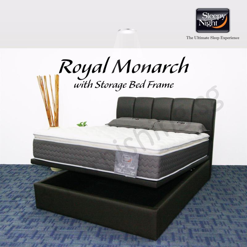 Sleepy Night (Single) Royal Monarch Mattress with Jacinta Storage
Bedframe
