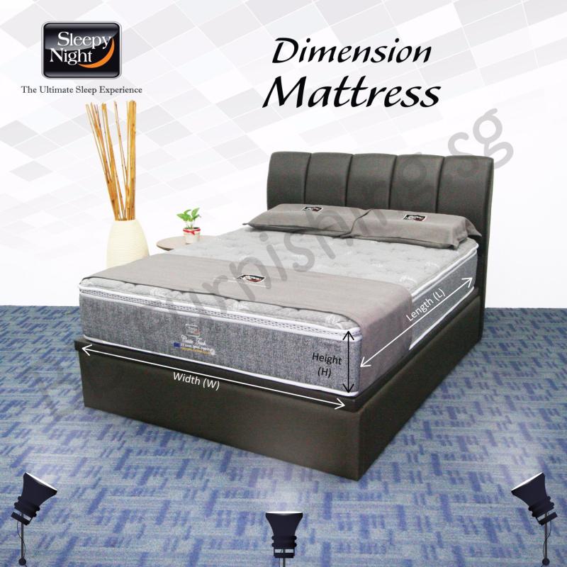 Sleepy Night (Super Single) Classic Mattress with Jacinta Storage
Bedframe