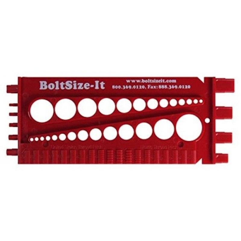 Starline Global Nut Bolt Thread Gauge, Red - intl